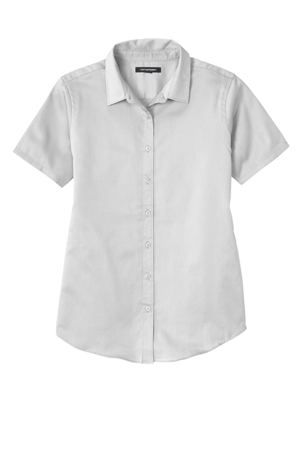 Port Authority Women's Short Sleeve SuperPro ReactTwill Shirt. LW809 1 of 2