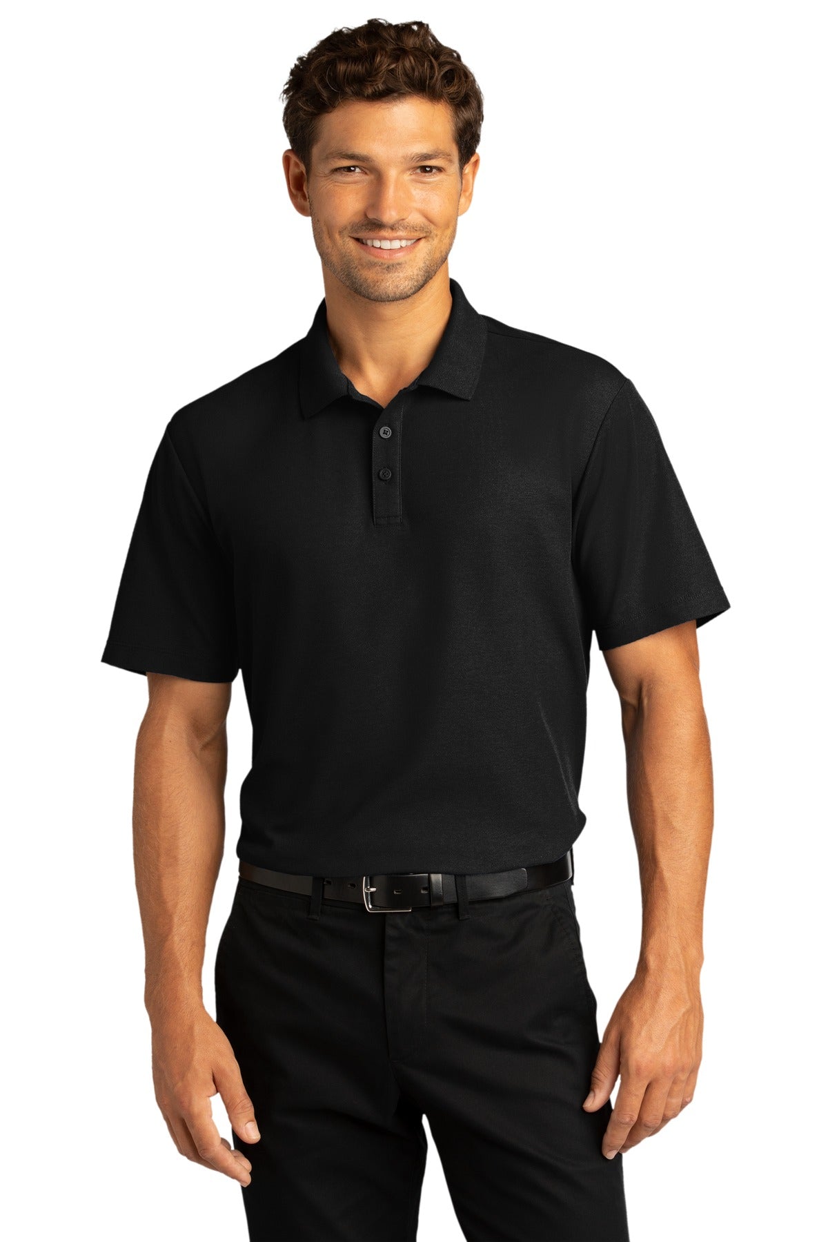 Port Authority Men's SuperPro React  Polo. K810 1 of 2