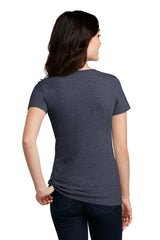 District Women's Perfect Blend V-Neck Tee. DM1190L 2 of 2 District