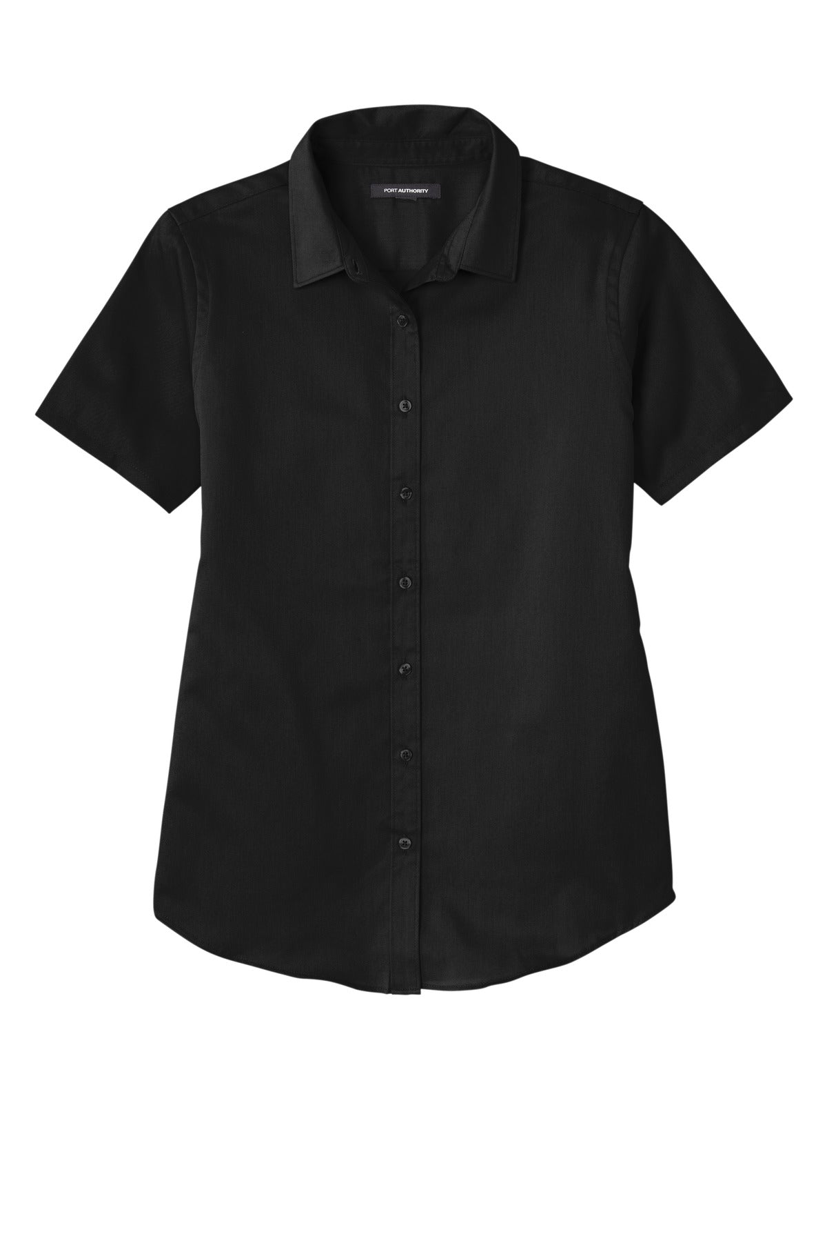 Port Authority Women's Short Sleeve SuperPro ReactTwill Shirt. LW809 1 of 2