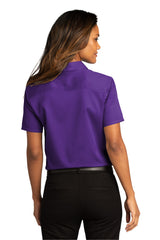 Port Authority Women's Short Sleeve SuperPro ReactTwill Shirt. LW809 1 of 2