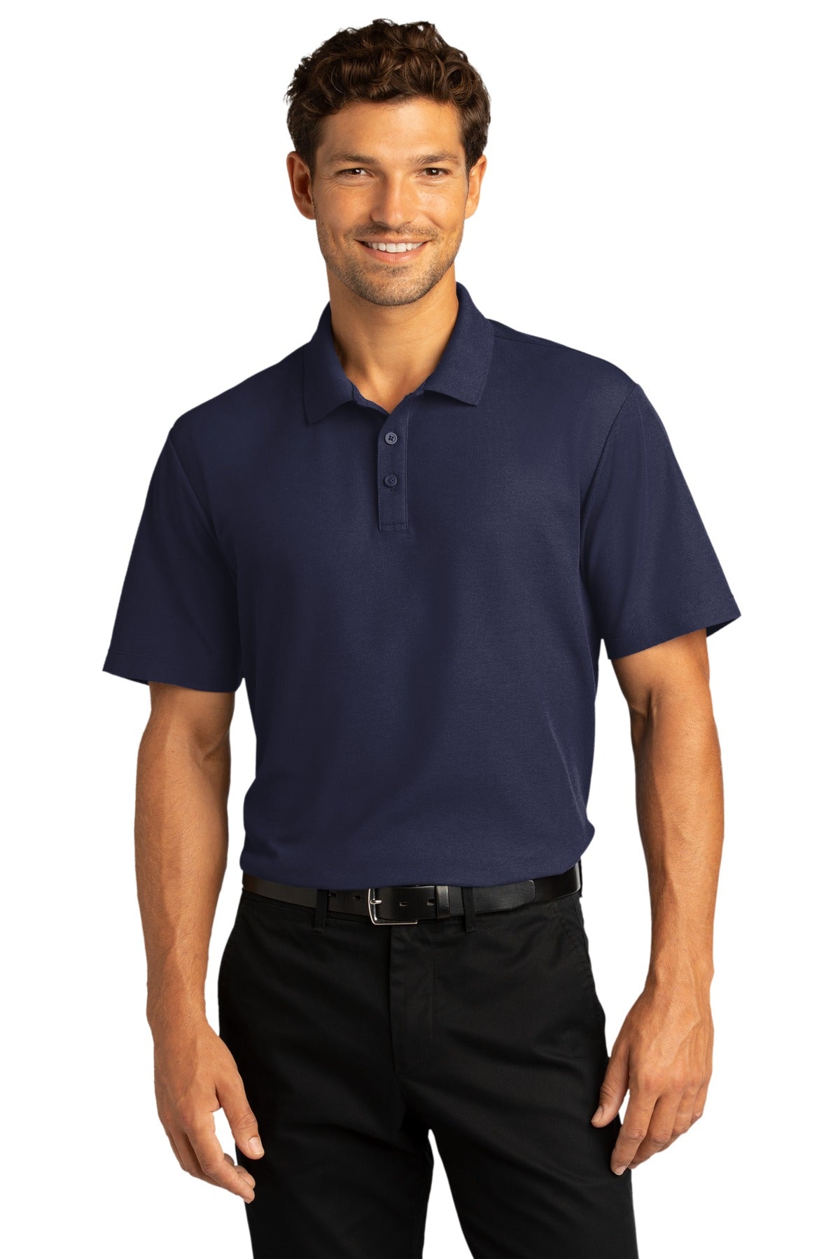 Port Authority Men's SuperPro React  Polo. K810 1 of 2