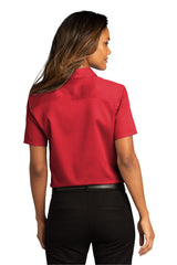 Port Authority Ladies Short Sleeve SuperPro React Twill Shirt. LW809