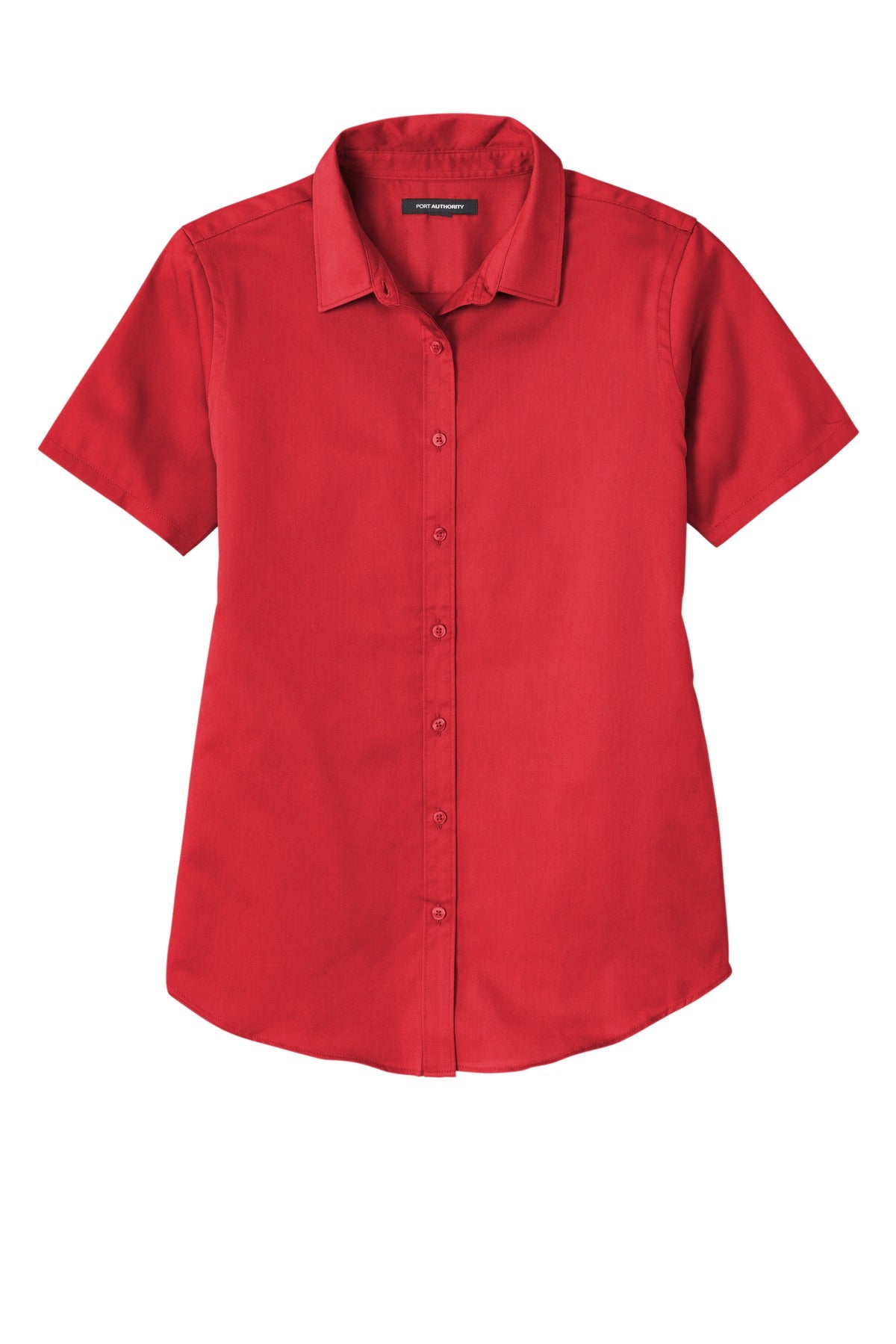 Port Authority Ladies Short Sleeve SuperPro React Twill Shirt. LW809