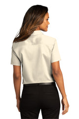 Port Authority Ladies Short Sleeve SuperPro React Twill Shirt. LW809