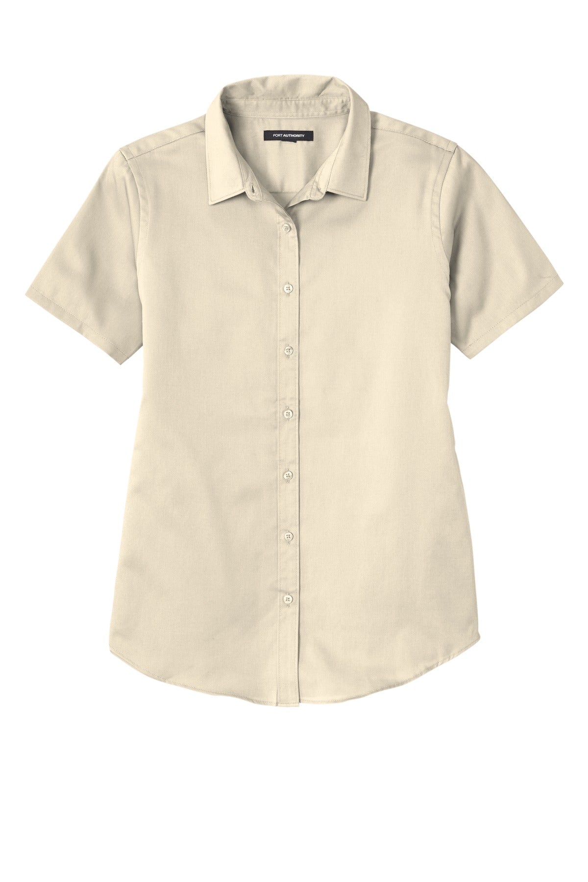 Port Authority Ladies Short Sleeve SuperPro React Twill Shirt. LW809