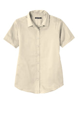 Port Authority Ladies Short Sleeve SuperPro React Twill Shirt. LW809