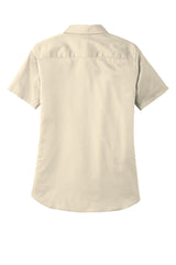 Port Authority Ladies Short Sleeve SuperPro React Twill Shirt. LW809