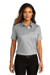 Port Authority Ladies Short Sleeve SuperPro React Twill Shirt. LW809
