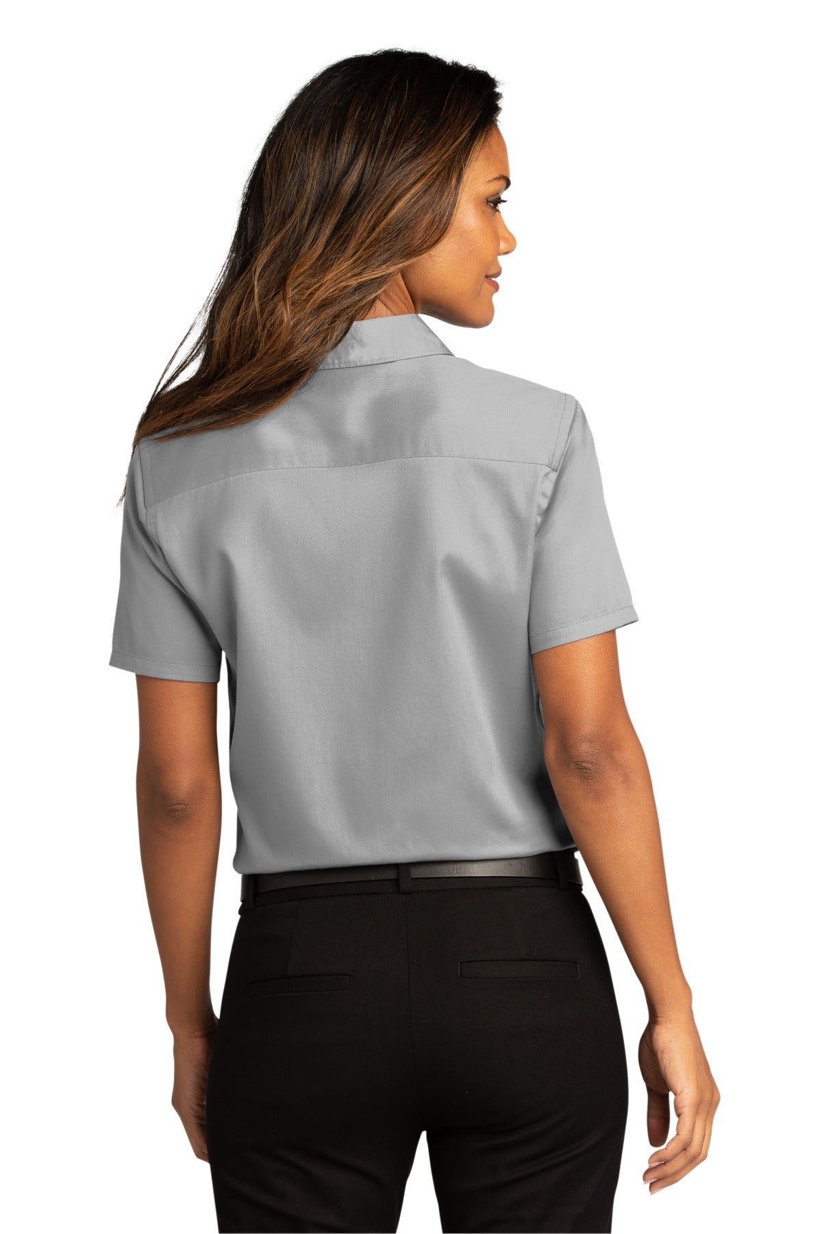 Port Authority Ladies Short Sleeve SuperPro React Twill Shirt. LW809