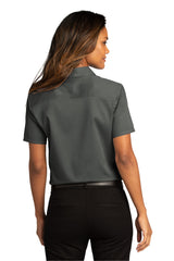 Port Authority Ladies Short Sleeve SuperPro React Twill Shirt. LW809