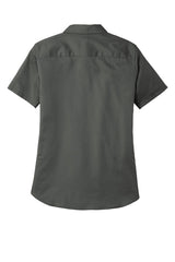 Port Authority Ladies Short Sleeve SuperPro React Twill Shirt. LW809