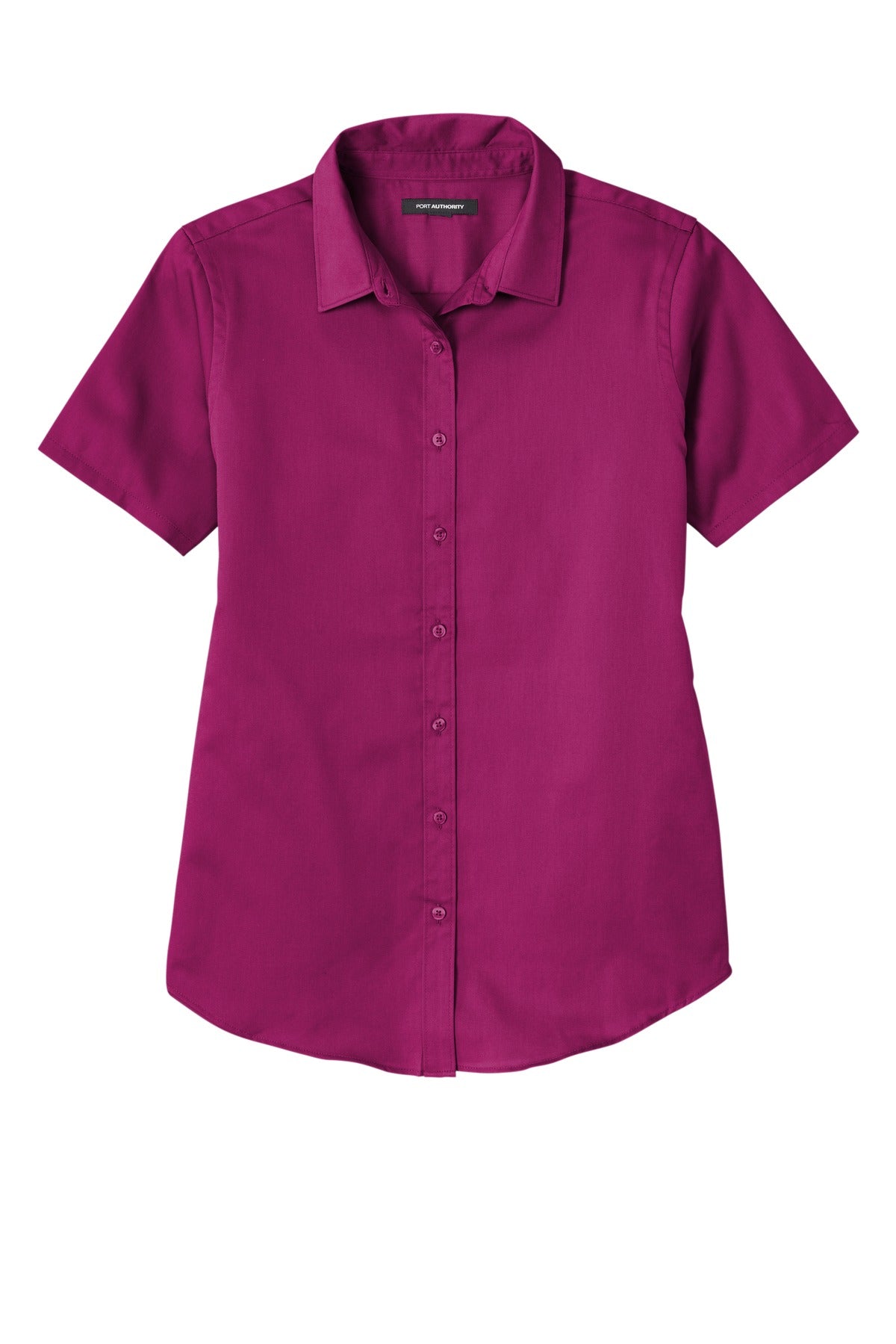 Port Authority Women's Short Sleeve SuperPro ReactTwill Shirt. LW809 1 of 2