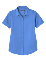 Port Authority Ladies Short Sleeve SuperPro React Twill Shirt. LW809