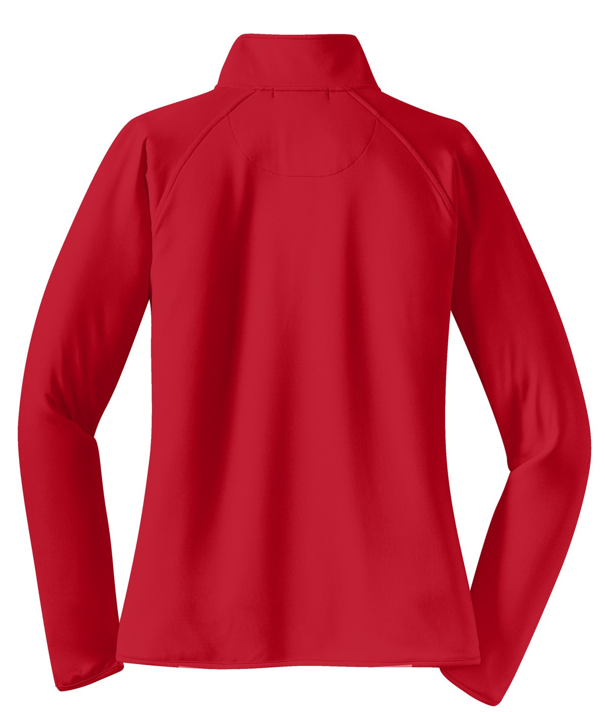 Sport-Tek Ladies Sport-Wick Stretch 1/2-Zip Pullover. LST850 1 of 2