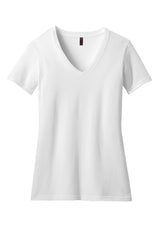 District Women's Perfect Blend V-Neck Tee. DM1190L 2 of 2 District