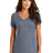 District Women's Perfect Weight V-Neck Tee. DM1170L District