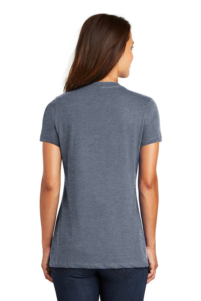 District Women's Perfect Weight V-Neck Tee. DM1170L