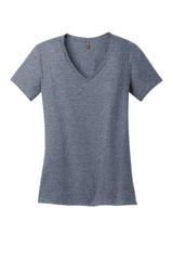 District Women's Perfect Weight V-Neck Tee. DM1170L District