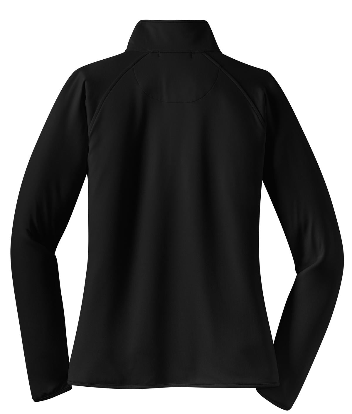 Sport-Tek Ladies Sport-Wick Stretch 1/2-Zip Pullover. LST850 1 of 2