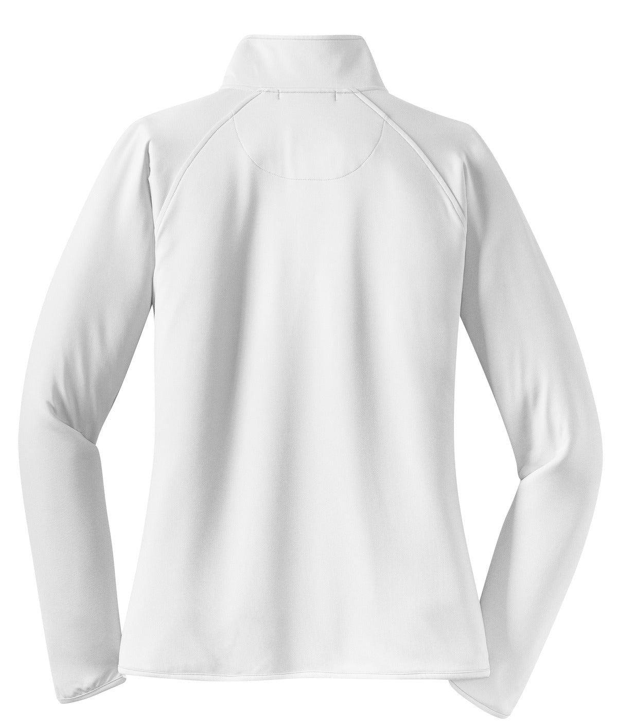 Sport-Tek Ladies Sport-Wick Stretch 1/2-Zip Pullover. LST850 1 of 2
