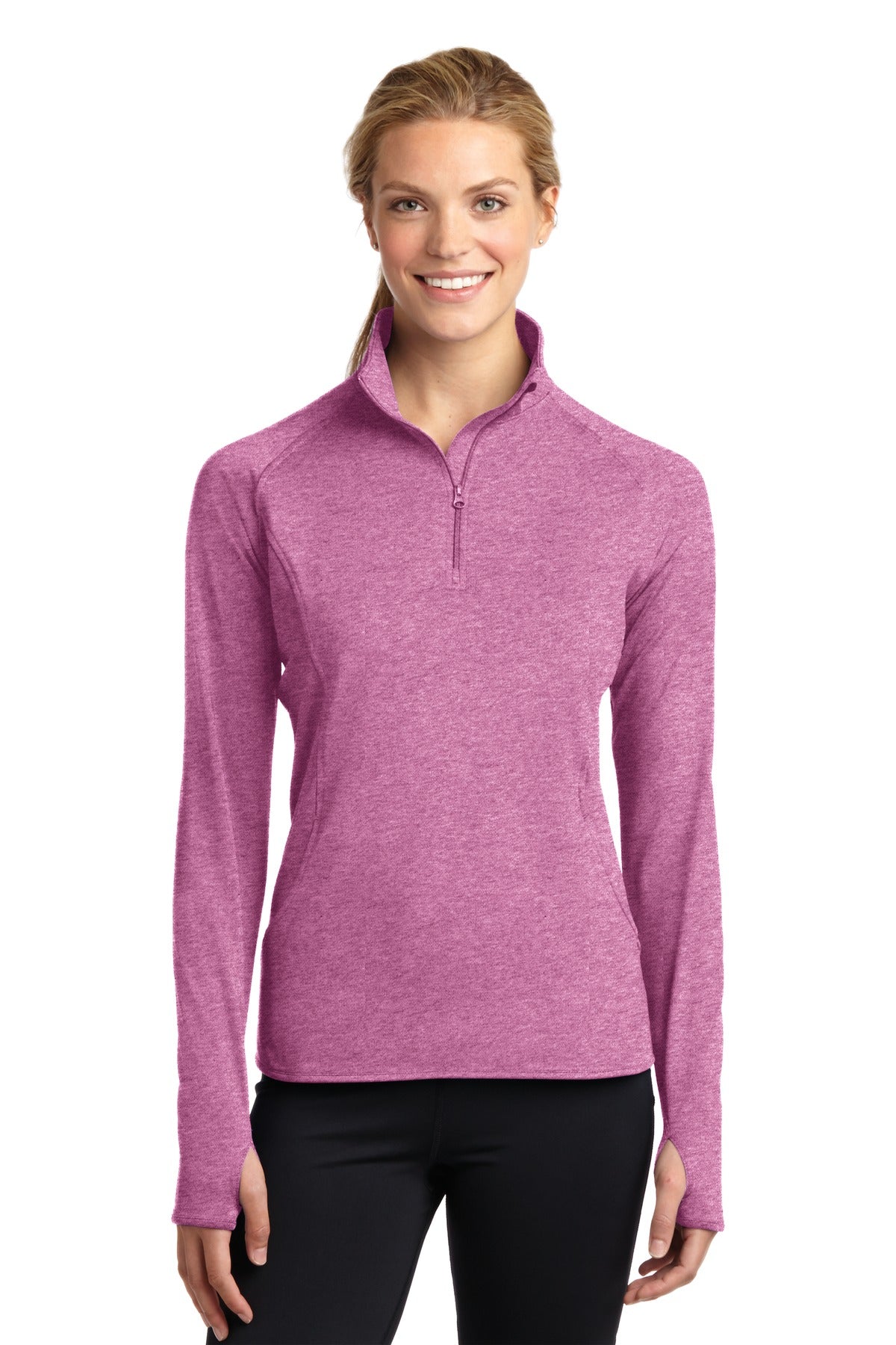 Sport-Tek Women's Sport-Wick Stretch 1/2-Zip Pullover