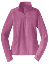 Sport-Tek Women's Sport-Wick Stretch 1/2-Zip Pullover