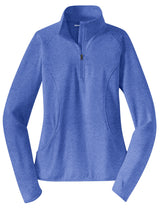 Sport-Tek Women's Sport-Wick Stretch 1/2-Zip Pullover