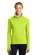 Sport-Tek Women's Sport-Wick Stretch 1/2-Zip Pullover