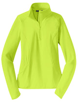 Sport-Tek Women's Sport-Wick Stretch 1/2-Zip Pullover