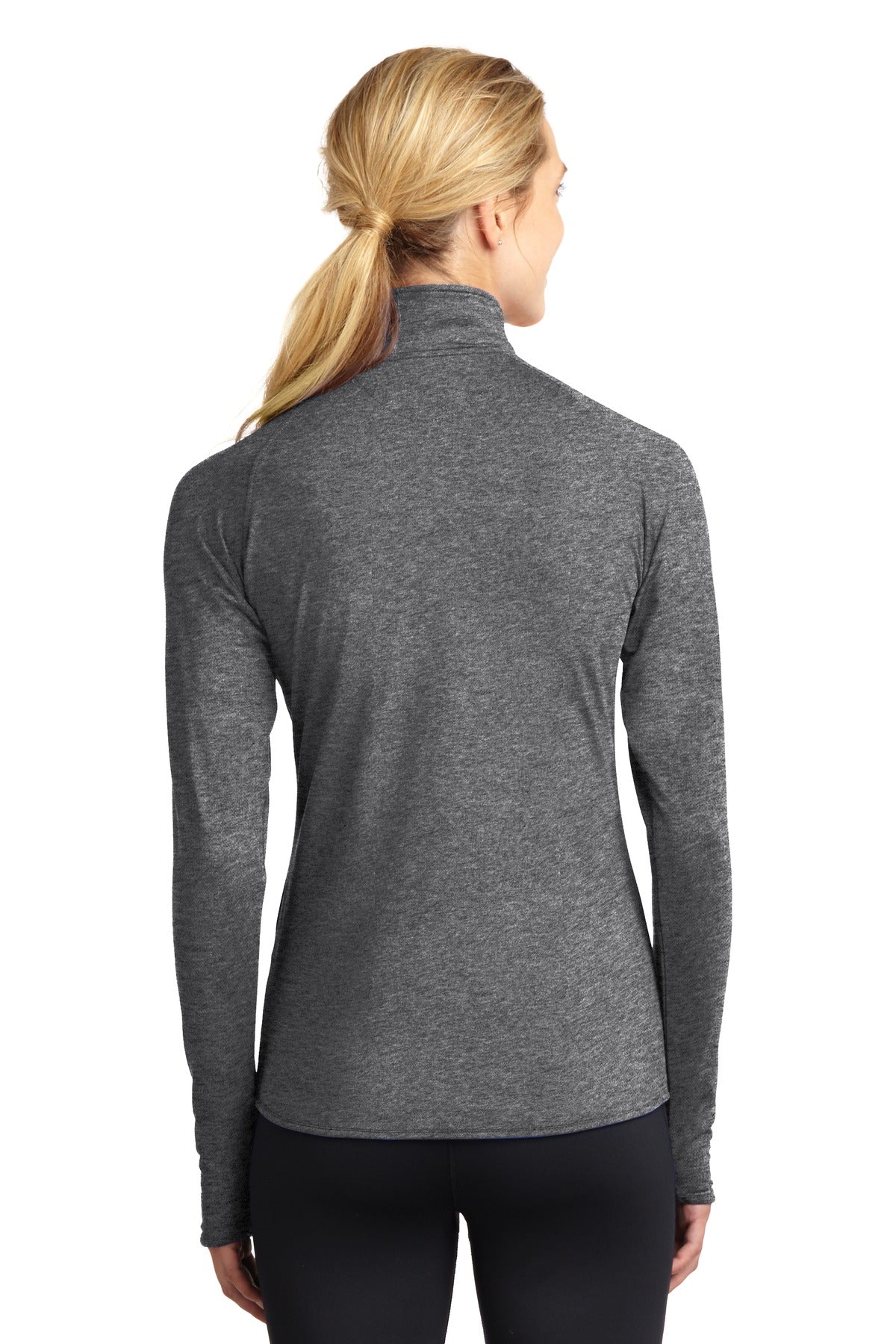 Sport-Tek Women's Sport-Wick Stretch 1/2-Zip Pullover