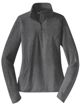 Sport-Tek Women's Sport-Wick Stretch 1/2-Zip Pullover