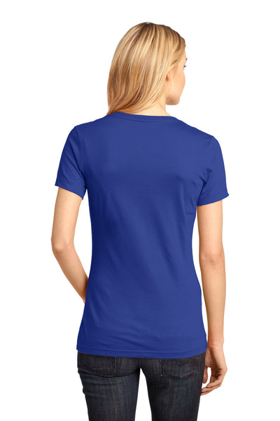 District Women's Perfect Weight V-Neck Tee. DM1170L