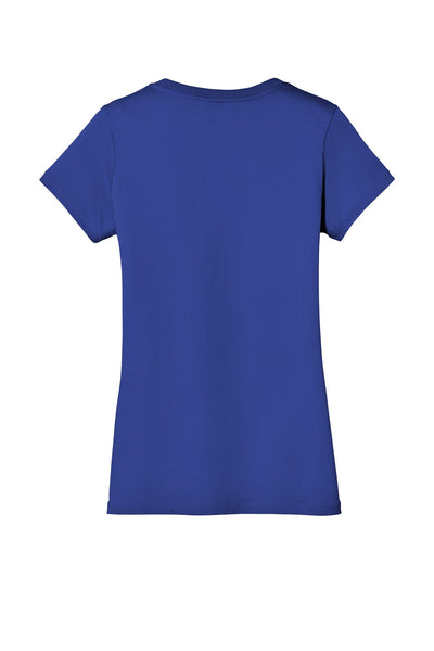 District Women's Perfect Weight V-Neck Tee. DM1170L