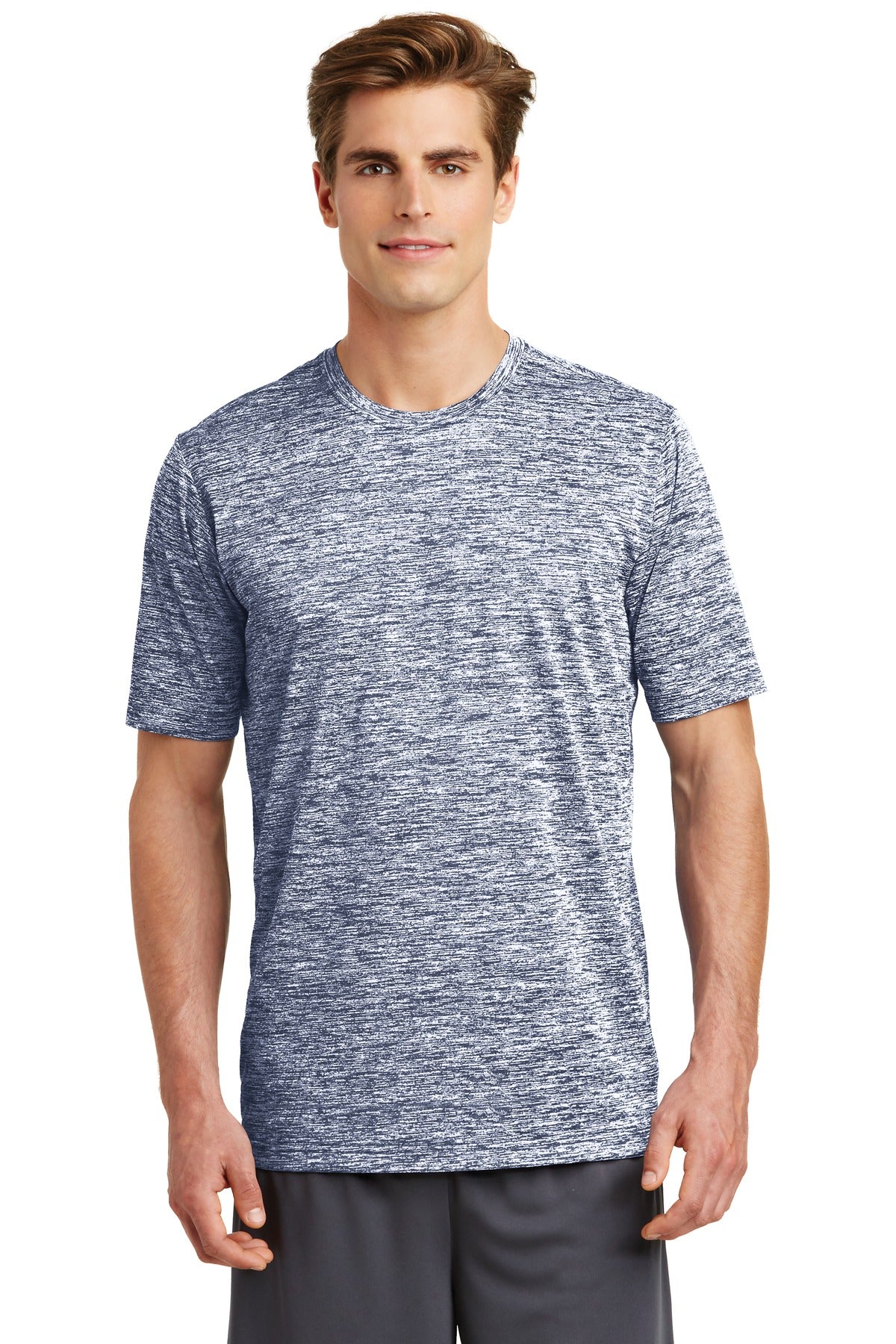 Sport-Tek Men's PosiCharge Electric Heather Tee. ST390 1of2