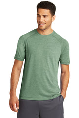Sport-Tek Men's PosiCharge Tri-Blend Wicking Raglan Tee. ST400