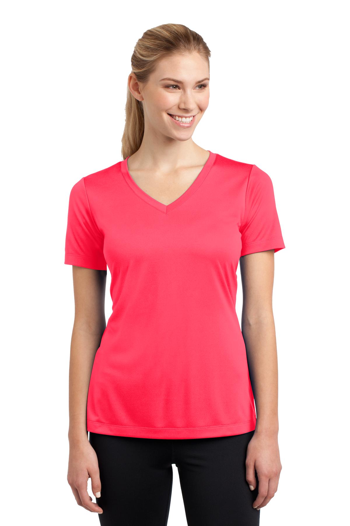 Sport-Tek Women's PosiCharge Competitor V-Neck Tee. LST353 1 of 2