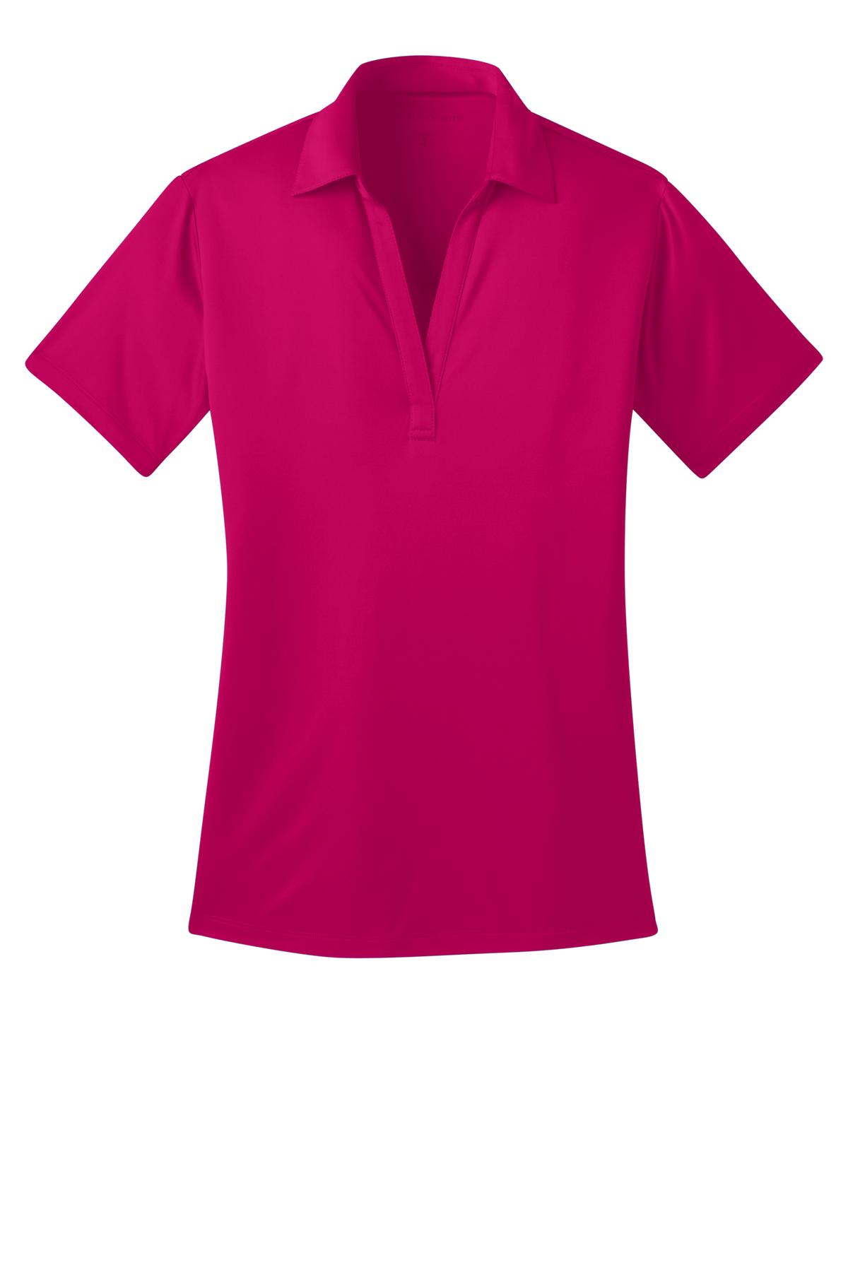Port Authority Ladies Silk Touch Performance Polo. L540 1 of 2