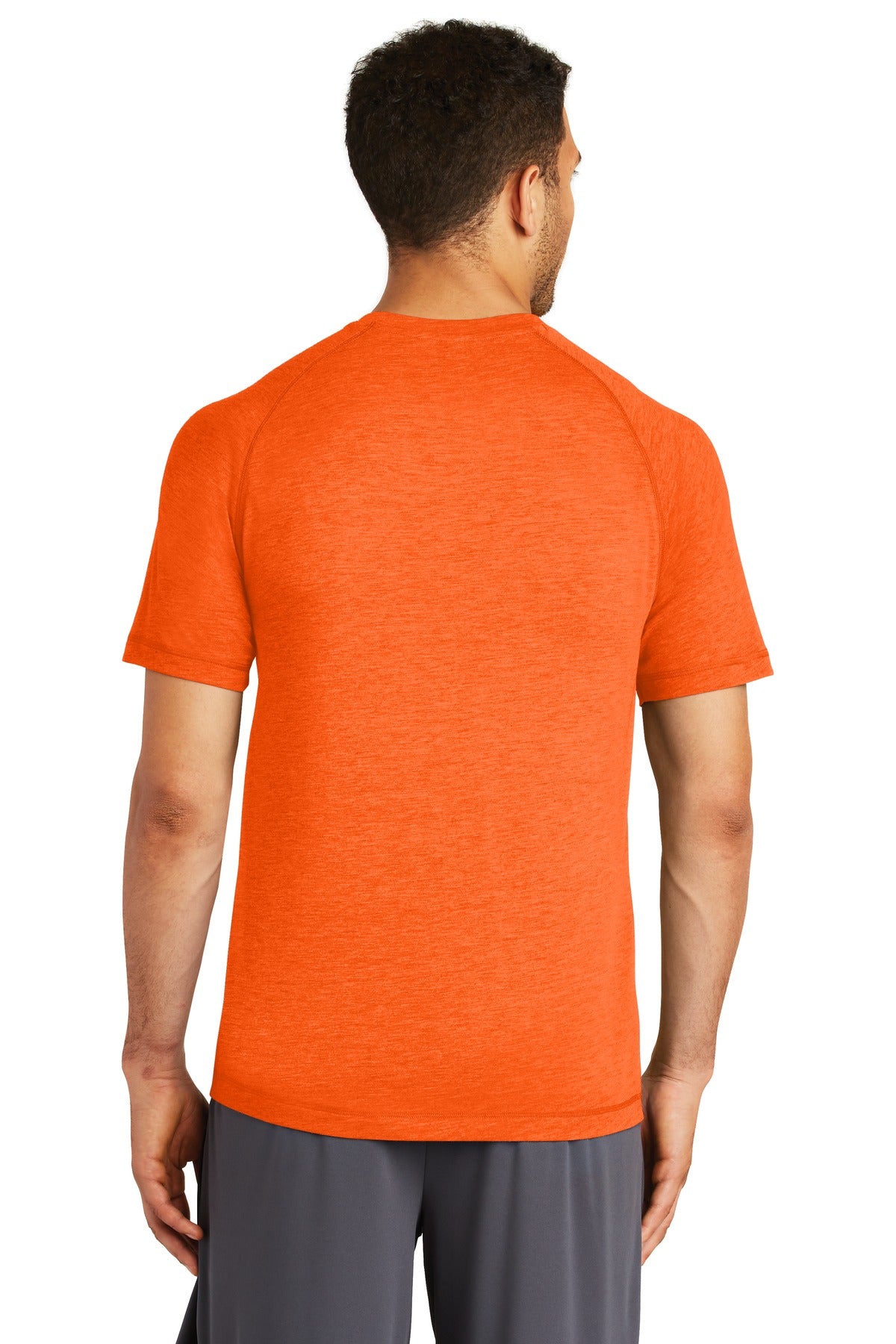 Sport-Tek Men's PosiCharge Tri-Blend Wicking Raglan Tee. ST400