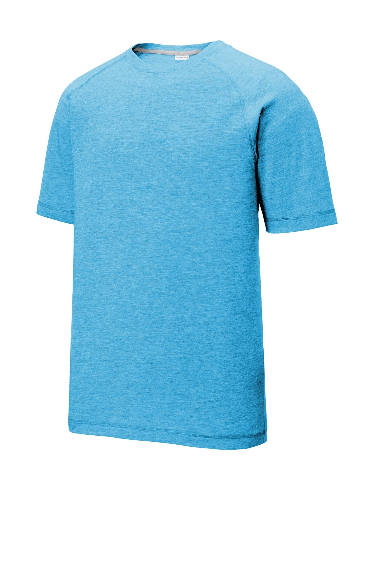 Sport-Tek Men's PosiCharge Tri-Blend Wicking Raglan Tee. ST400