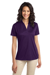Port Authority Ladies Silk Touch Performance Polo. L540 1 of 2