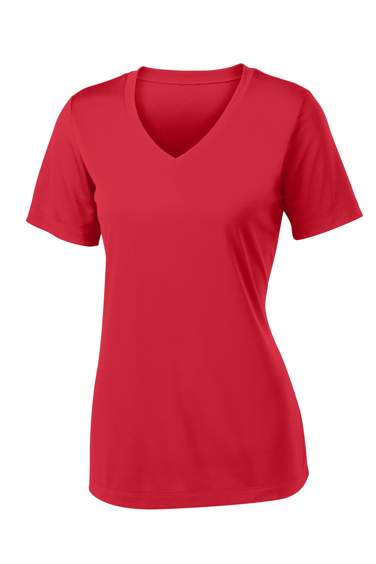 Sport-Tek Women's PosiCharge Competitor V-Neck Tee. LST353 1 of 2