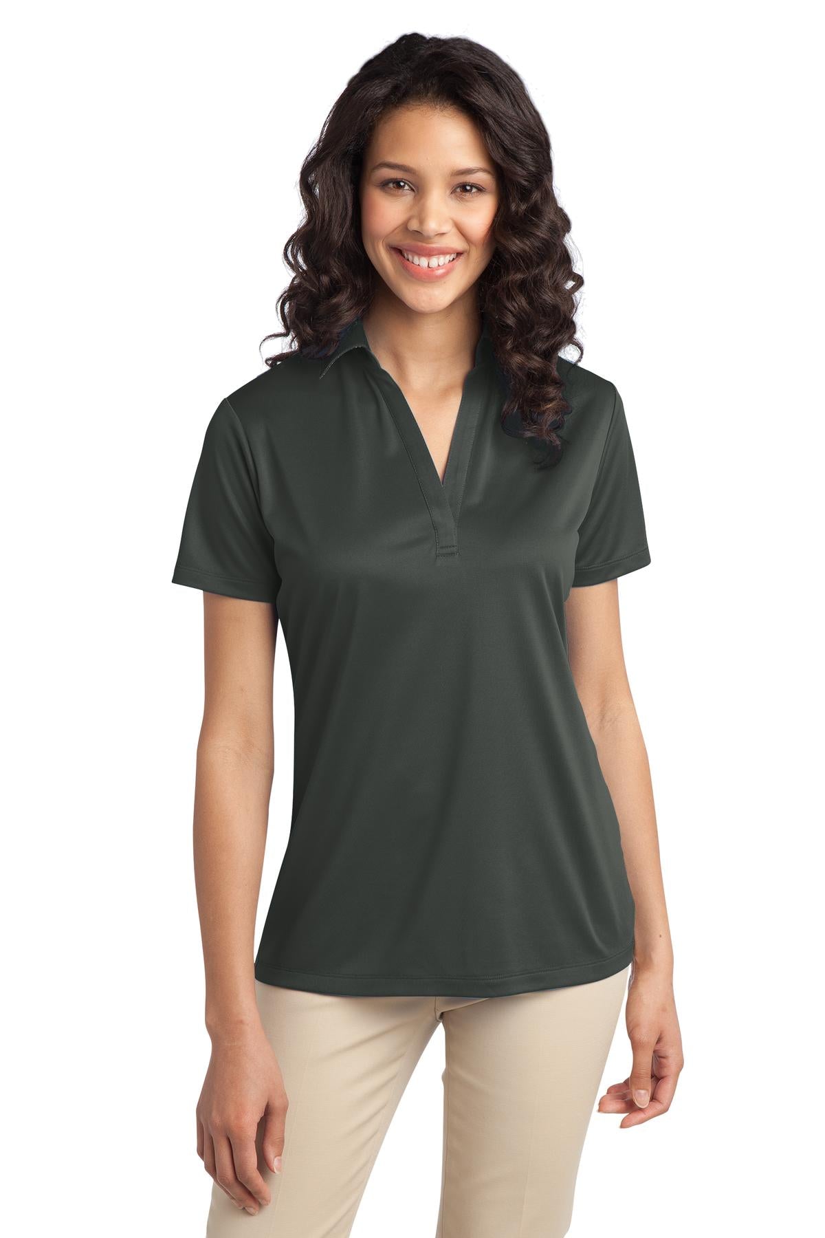 Port Authority Ladies Silk Touch Performance Polo. L540 1 of 2