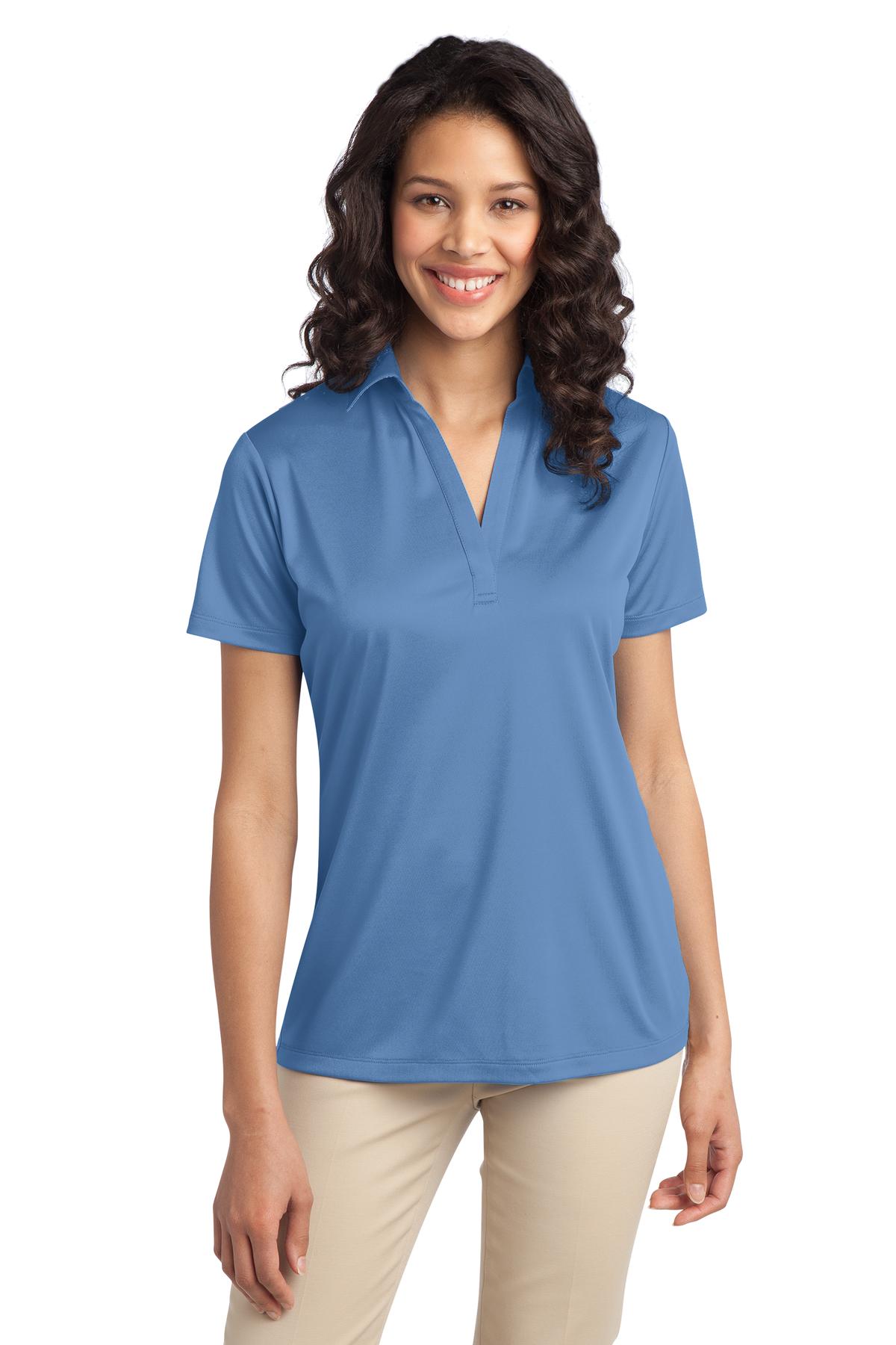 Port Authority Ladies Silk Touch Performance Polo. L540 1 of 2