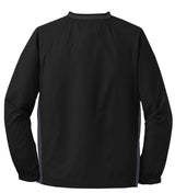 Sport-Tek Men's Tipped V-Neck Raglan Wind Shirt