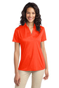 Port Authority Ladies Silk Touch Performance Polo. L540 1 of 2