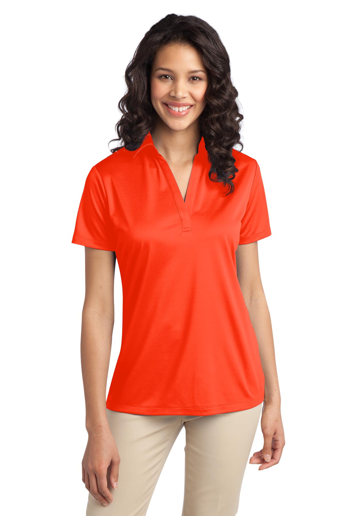 Port Authority Ladies Silk Touch Performance Polo. L540 1 of 2