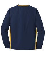 Sport-Tek Men's Tipped V-Neck Raglan Wind Shirt