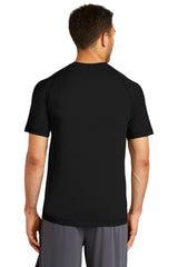 Sport-Tek Men's PosiCharge Tri-Blend Wicking Raglan Tee. ST400