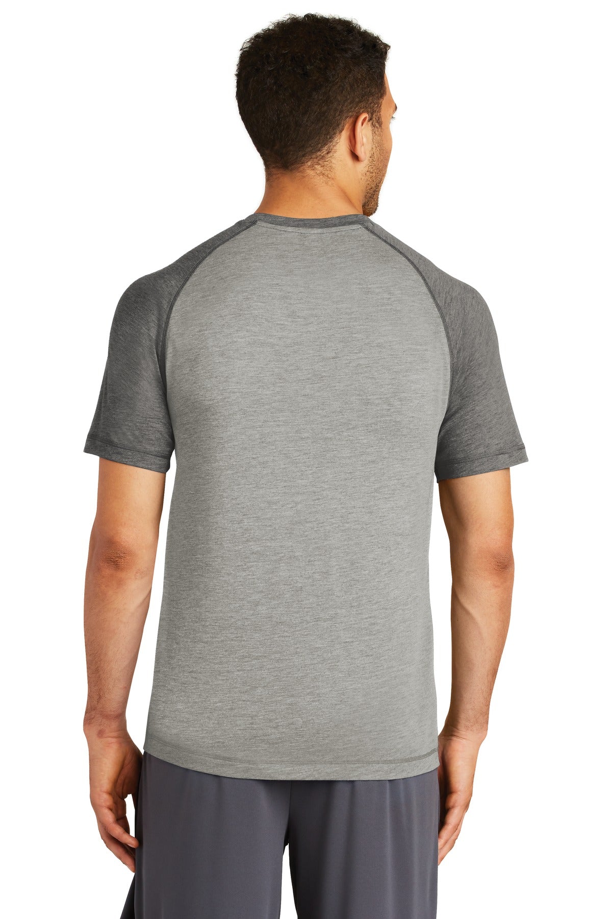 Sport-Tek Men's PosiCharge Tri-Blend Wicking Raglan Tee